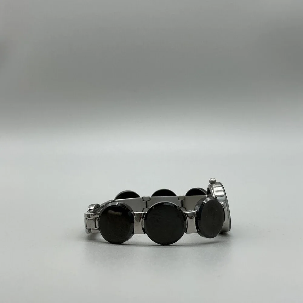 Oniss ON034-L Womens Watch 22mm Black Dial Ceramic Swiss in Box New Battery 6.5